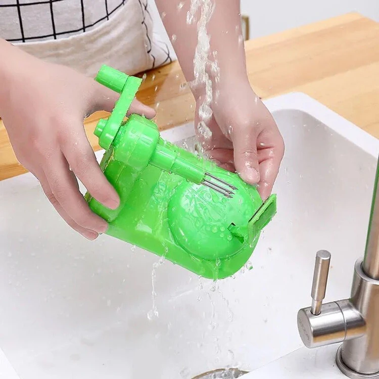 Kitchen Accessories Hand Held Rotary Fruit Apple Peeler Corer Slicer 10