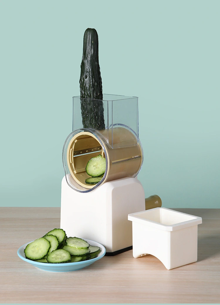 Manual Rotary Cheese Grater Round Drum Slicer Shredder Grinder Hand Crank Mandoline Fruit Food Vegetable Grater Slicer Cutter 9