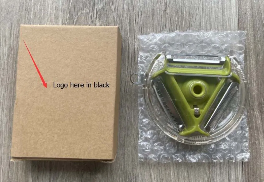 3 In 1 Rotary Fruit Vegetable Peeler With 3 Blades Multifunction Peelers 14