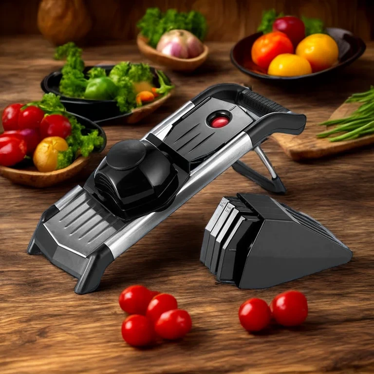 Professional Adjustable Mandoline Slicer 5 In 1 Stainless Steel Food Slicer Vegetable Potato Chopper Set Vegetable Cutter